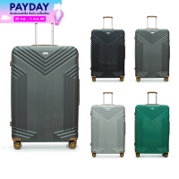 HQ LUGGAGE กระเป๋าเดินทาง ABS ระบบล็อค TSA 4 ล้อคู่ 360 ํ รุ่น 8885