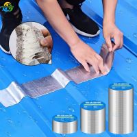 ✱ Strong Adhesive Waterproof Tape High Temperature Resistance Aluminum Foil Butyl Tape for all Pool Roof Crack Duct Repair Sealed