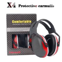 X4 soundproof earmuffs NRR26/SNR 32db Adjustable Hearing Protection Noise Reduction For Sport Shooting For Adults Ear Defenders