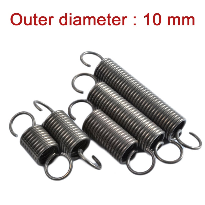 Wire Dia 1.2mm OD 6-12mm Length 25-300mm Tension & Extension Spring Select size 