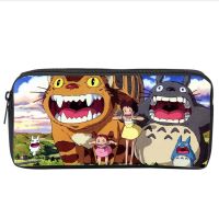 Women Cosmetic Case Makeup Bag anime My Neighbor Totoro Student pencil case Kids cartoon pencil Bag teenager Zipper Handbag