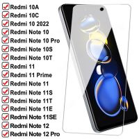 9D Tempered Glass For Xiaomi Redmi 11 Prime 10A 10C Screen Protector Note 10 12 10T 10S 11T 11S 11R 11SE 11E Pro Protective Film