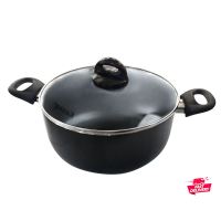 26 CM. SAUCE PAN W/LID C116AK-0526S 37x27.5x14 CM. BKBlackUnder 8 Inches  +++ +++ +++ บริการเก็บเงินปลายทาง +++ +++ +++