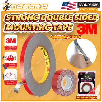 Double Sided Tape, Heavy Duty Mounting Tape, 33FT x 0.4IN Adhesive