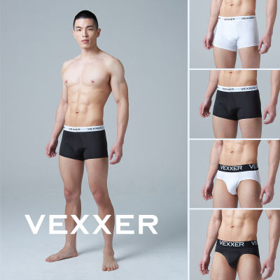 Vexxer Undewear Trunk X01 – สีดำ กางเกงใน ลดการเสียดสี ระบายอากาศได้ดี กางเกงในชาย กางเกงชั้นในชาย Boxer บ๊อกเซอร์