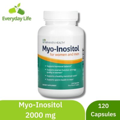 [Exp2024] Fairhaven Health Myo-Inositol For Women and Men 120 Capsules