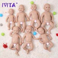 ตุ๊กตาเด็กซิลิโคน IVITA สำหรับเด็กแรกเกิดมี3สีให้เลือกตุ๊กตาทารกเสมือนจริงยังไม่ได้ทาสียังไม่เสร็จตุ๊กตานุ่มนิ่ม DIY เปล่าชุด J46ของเล่น