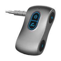 Bluetooth Car Adapter, Aux Bluetooth 5.0 Adapter for Car, 2 in 1 Bluetooth Transmitter,16H Battery Life,Handsfree Calls