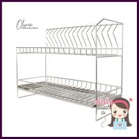 ชั้นคว่ำจานสเตนเลส 2 ชั้น KECH HWS0722-TIER STAINLESS STEEL DISH DRAINER RACK KECH HWS072 **ใครยังไม่ลอง ถือว่าพลาดมาก**