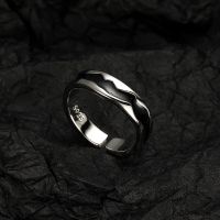 Fanqieliu S925 Stamp Silver Color Black Ring For Women Hot Jewelry Gift Girl Trendy New 2023 FQL23045