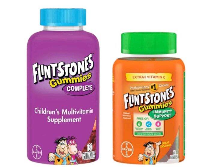 Flintstone, Complete for Immune Support, Children's Multivitamin Gummies and Chewables Lazada PH