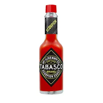 Tabasco Sauce Keychain Keyring Key Ring & FREE Mini 1/8 Oz Bottle Hot Sauce