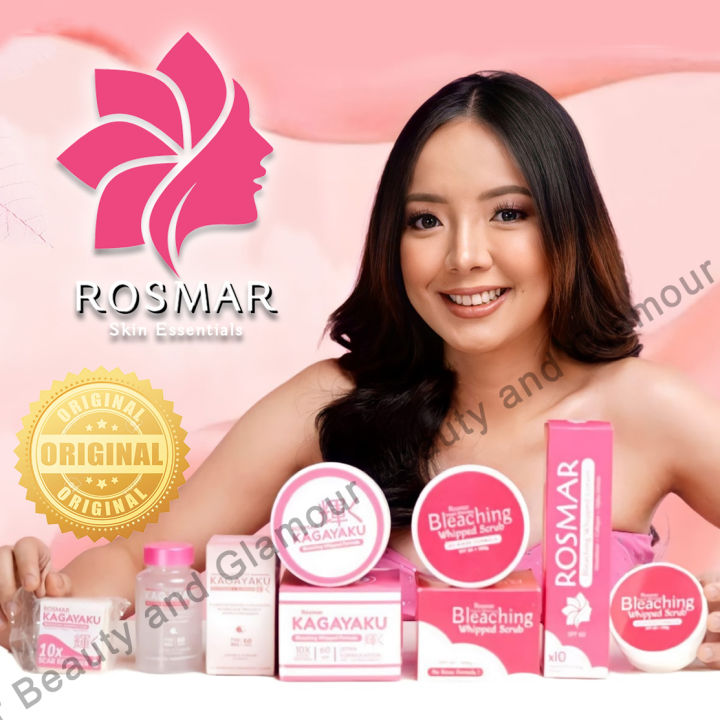 ROSMAR Bleaching Whipped Scrub, Rosmar Lotion, Kagayaku, Fiber Detox ...