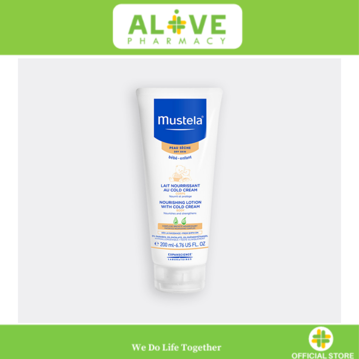 Mustela Nourishing Lotion With Cold Cream Body With Organically Farmed Beeswax - 200ml main image 0