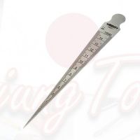 INSIZE Taper Gauge เตเปอร์เกจ ขนาด 0.8-15 มม. (1/32 นิ้ว - 5/8 นิ้ว) ความละเอียด 0.1 มม. (1/64 นิ้ว) หนา 2.3 มม