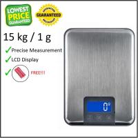 High Precision 15Kg/1g เครื่องชั่งดิจิตอลขนาดเล็ก พกพาสะดวกใช้งานง่าย scale