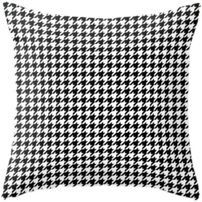【SALES】 Light luxury short velvet living room sofa cushion pillow lattice large backrest houndstooth cover without core square