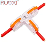 【YY】New Universal T-Type Wire Connector Quick Distribution Terminal Transparent Copper Clip Home Main Power Distributor