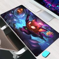 of Legends League Yuumi Mouse Pad Large Gaming Accessories Mouse Mat Keyboard Mat Desk Pad Computer Mousepad PC Gamer Mausepad