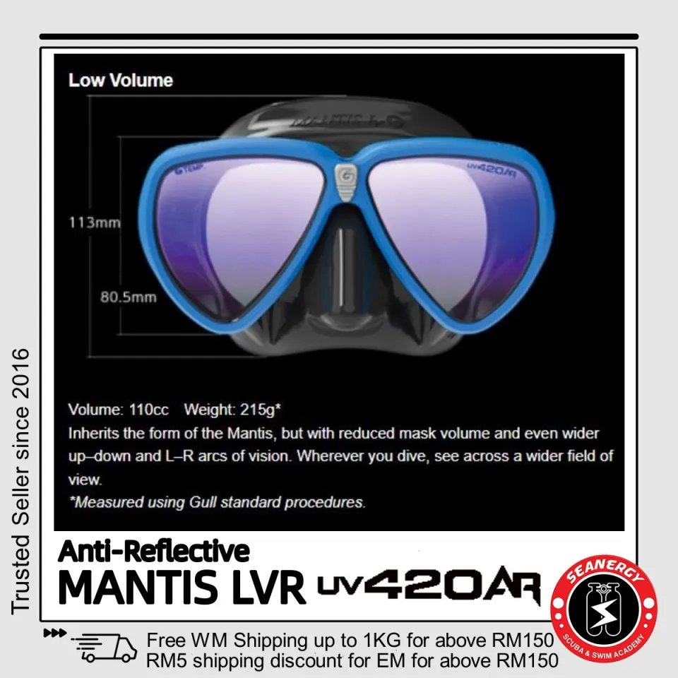 GULL Mantis LVR UV420 Mask, Deblue Corner