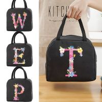 Picnic Insulated Box Portable Lunch Bag Cooler Tote Hangbag Pi Letter Thermal Food Conner for Women Kids Travel Lunchbox