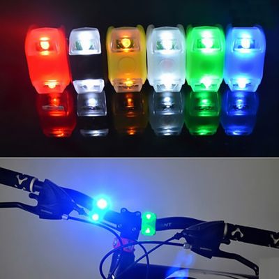 Silicone Cycling Front Rear Rail Light Handlebar Silicone Waterproof Bike Light - Bicycle Lights - Aliexpress