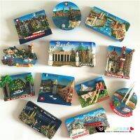 France Swiss Lu Lake World Travel Scenery Fridge 3D Magnets Refrigerator Magnetic Sticker Souvenir Decoration Accessories Home