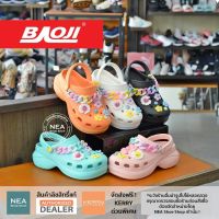 [ลิขสิทธิ์แท้] ใหม่ล่าสุด มาแรง Baoji Clog Bae - Flower [W] NEA รองเท้า แตะ หัวโต พื้นหนา บาโอจิ แท้ BO37-115