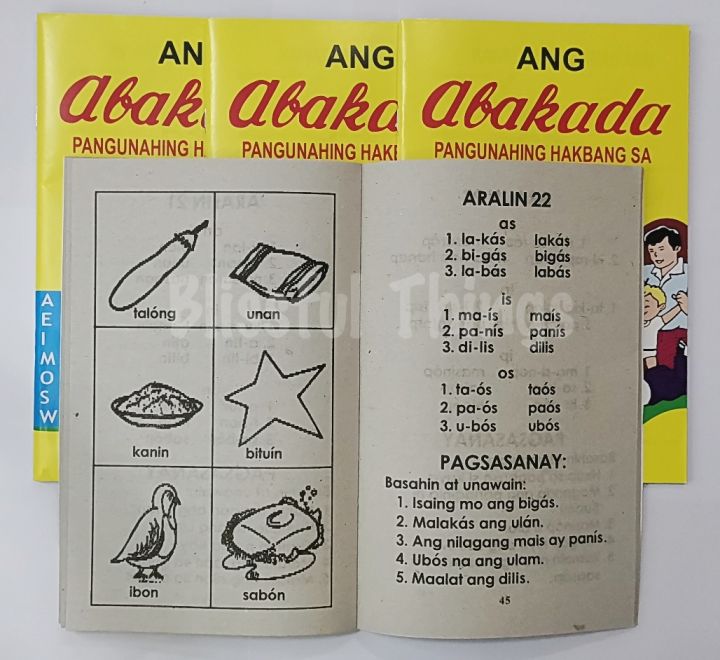 Abakada Unang Hakbang Sa Pagbasa Book 1330