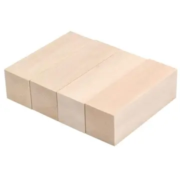 Basswood - Large Carving Blocks Kit - Best Wood Carving Kit for Kids -  Preferred Soft Wood Block Sizes Included - Made in The USA