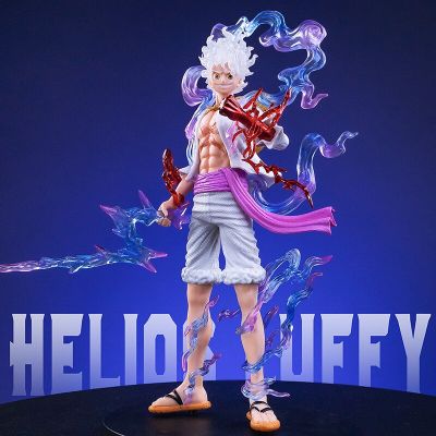 ZZOOI Anime One Piece Luffy GEAR 5 Figurine 21CM  Nika Sun God Action Figures Collectible Model Toys for Children Free Shipping Items