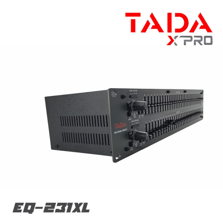 tada-eq-231xl-อิคลอไลเซอร์-2x31-ช่อง-ปรับแต่งเสียงได้ทุกมิติ-มั่นใจทั้งการบูสต์-การคัต-ระบบจ่ายไฟด้วยหม้อแปลงเทอร์ลอยด์-รับประกันสินค้า-1-ปี