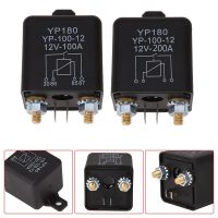 Car Truck Motor Automotive Relay 12V 200A/100A Continuous Type Automotive High Current Car Relays Modular Relay Normally Open Electrical Circuitry Par