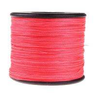 500M 100LB 0.5มม.Super Strong Braided เอ็นตกปลา PE 4 Strands สี: สีแดง