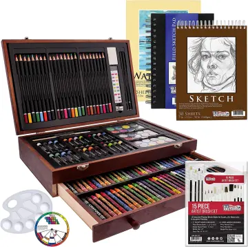 H8WA Art Painting Supplies 150 Piece Deluxe Art Set for Adults and