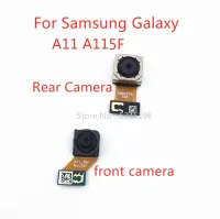 1pcs กลับใหญ่กล้องหลังกล้องด้านหน้าโมดูลสายดิ้นสําหรับ Samsung Galaxy A11 A115 A115F เดิมแทนที่ชิ้นส่วน