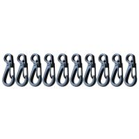 ☃ 10pcs Mini Carabiner Keychain Outdoor Climbing Spring Buckle Hook EDC Tool