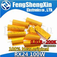 ▲ RX24 100W Aluminum Power Metal Shell Case Wirewound Resistor 0.01 200K 0.33 0.5 1 2 5 6 8 10 20 50 100 120 200 300 1K 5K 10K ohm