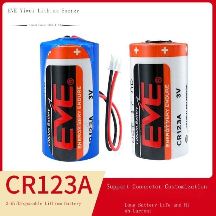 NewOriginal EVE/Yiwei 3V lithium manganese battery CR17335/123A smart