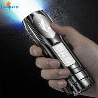 LumiParty แบบพกพามินิไฟฉาย Led พร้อมคลิปปากกาแบบชาร์จไฟได้ Super Bright Strong Light ไฟฉายโคมไฟ Lantern