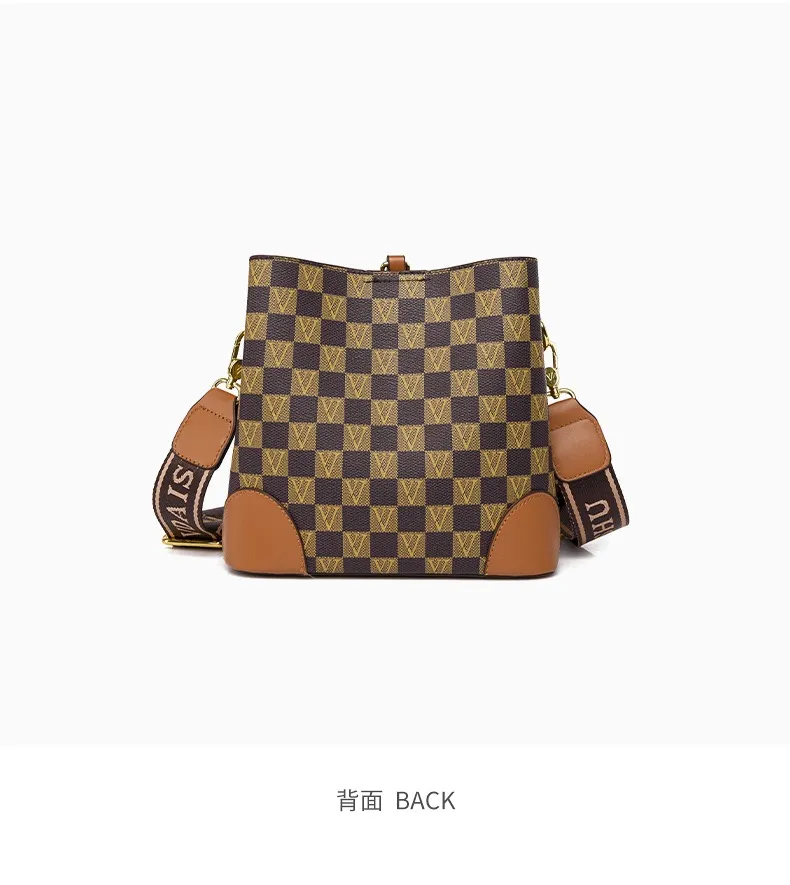 Louis Vuitton Damier Ebene bucket pouch PM Crossbody with bag charm