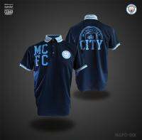 เสื้อโปโล ลิขสิทธิ์แท้ แมนซิตี้ Man City ( ชาย ) รุ่น MCFC 001  สีกรม