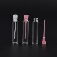 【CW】◇☃  100pcs 1/2/3ml Glass Vials Small Laboratory Bottles Perfume Fragrance 2ML Tube Trial Sample Test Bottle