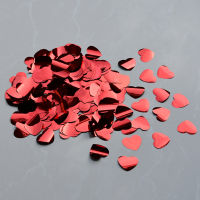 Red Heart Confetti 200 g per lot 30 mm Metallic Glitter Foil Confetti Heart Sequins for Diy Wedding Balloons Festival Party Deco