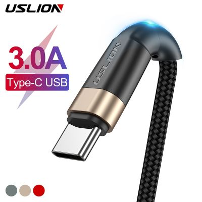（A LOVABLE） USLIONType C USB3ACharging USB C DataCord สำหรับ SamsungS8 S9บวก RedmiPhone สายชาร์จ