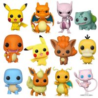 10cm Pokemon Pikachu POP Anime Figures Eevee Bulbasaur Mewtwo Figure Kawaii Figurine Pvc Model Statue Dolls Collection Toy Gift