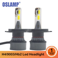 Q osslamp H4 Hi-Lo Beam Led ไฟหน้าหลอดไฟ72วัตต์8000LM ซังชิป LED 6500พันอัตโนมัติไฟหน้าหลอดไฟรถยนต์แสง12โวลต์24โวลต์