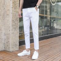 [COD] nine-point mens slim Korean version trendy casual pencil new all-match summer