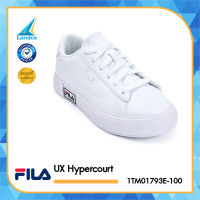 Fila ฟิล่า รองเท้าผ้าใบ รองเท้าลำลอง รองเท้าแฟชั่น UX Hypercourt 1TM01793E-100 WH (2590)