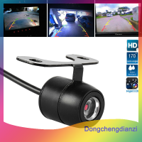 dongchengdianzi DC12V กล้อง CCD รถยนต์170 ° ชุดกล้องมองหลังสำรองแบบย้อนกลับกันน้ำ